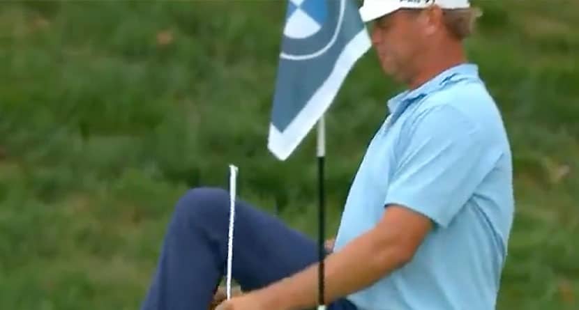 Kizzire Snaps Putter, Attempts To Tear Hat In Volcanic Meltdown
