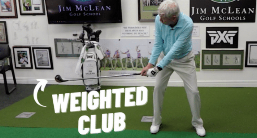 Watch Jim McLean Discuss The Benefits Of Using A Weighted Club