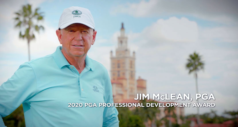 SwingU Master Faculty Member Jim McLean Named 2020 National PGA Professional Development Award Recipient
