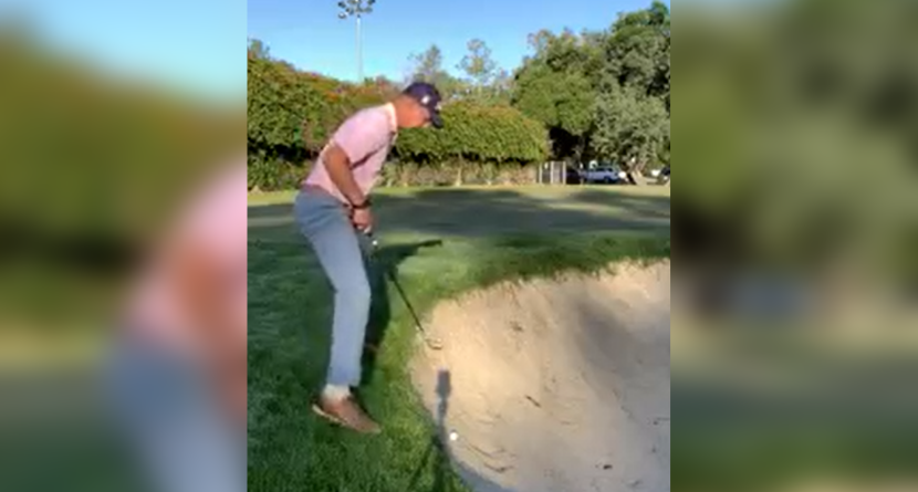 How To Play A Bunker Shot With The Ball Below Your Feet