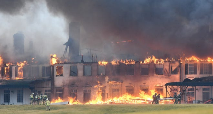 Catastrophic Fire Engulfs Historic Oakland Hills Clubhouse