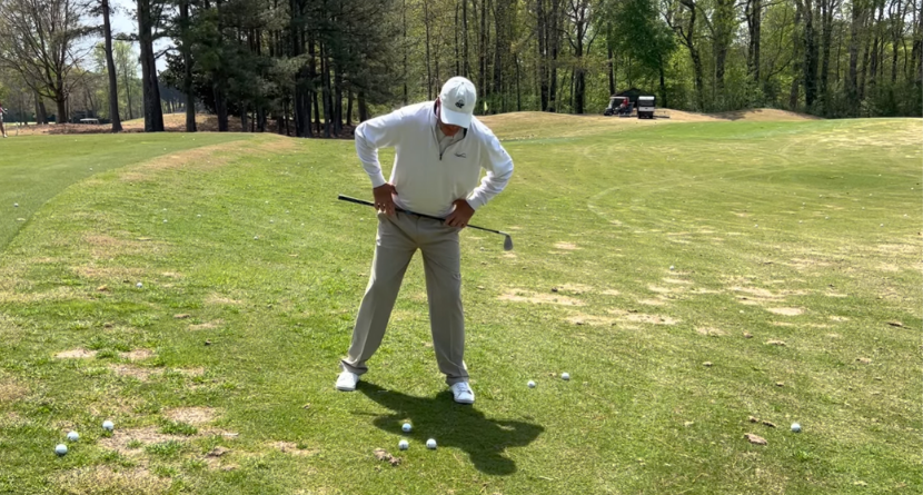 Adjust Your Setup For A Downhill Lie