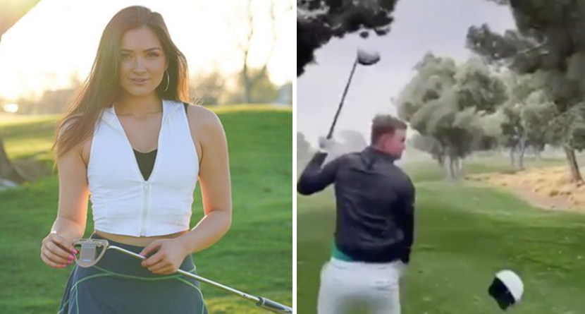 VIDEO: Wind 2, Golfer 0