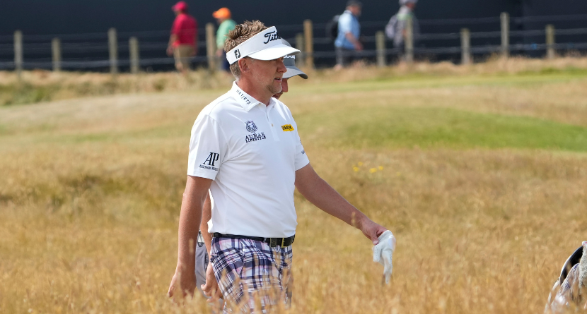 WATCH: Ian Poulter Snap-Hooks First Tee Shot At The Open After Getting Booed