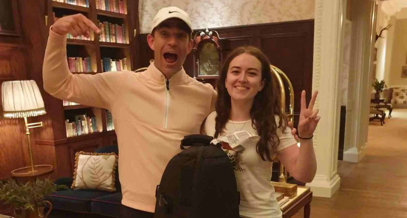 Shane Bacon Was Reunited With His Clubs In Scotland — And He’s Got Golf Twitter To Thank