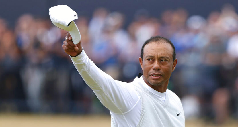 tiger woods farewell old course st. andrews