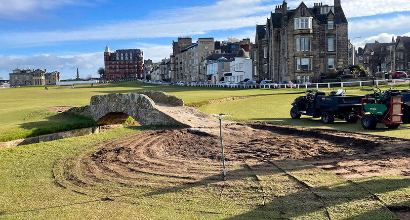 St. Andrews To Leave The 700-Year-Old Swilcan Bridge Alone