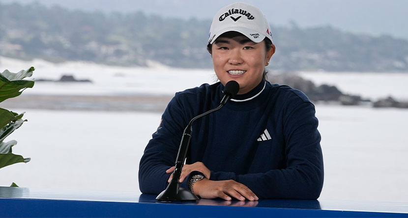 Rose Zhang Is Making Everyone Look In The Us Womens Open At Pebble Beach Swingu Clubhouse
