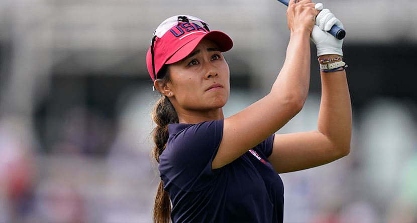 danielle kang lost clubs solheim cup