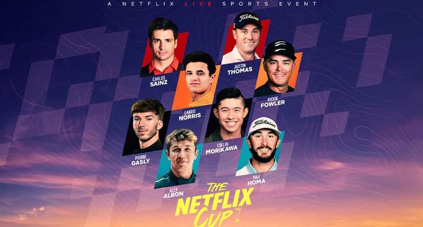 Netflix Makes Foray Into Live Sports With Golf-F1 Crossover Event