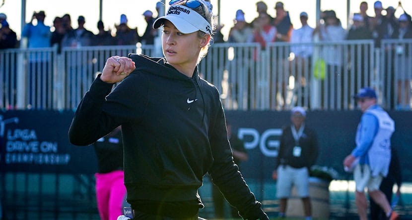 Nelly Korda Rallies To Win Hometown Event Beating Lydia Ko In Playoff