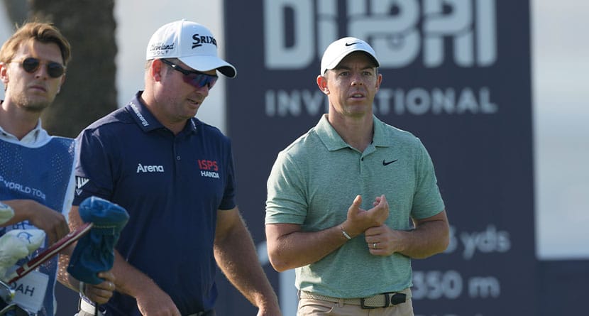 Rory McIlroy Opens 2024 With Bogey-Free 62 To Lead In Dubai