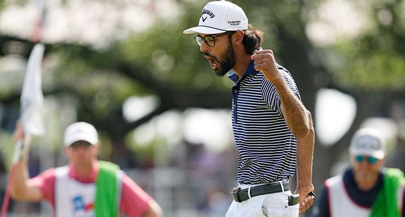 Bhatia Loses 6-Shot Lead, But Wins Texas Open In Playoff