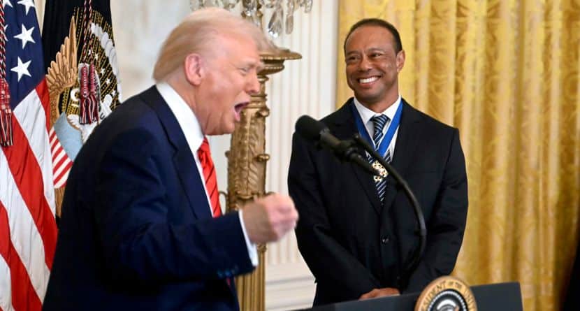 Tiger Woods Joins Another White House Meeting As PGA Tour Moves Closer To Saudi Deal