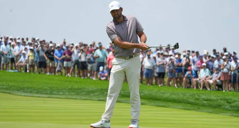Scottie Scheffler Has Frustrating Day At The US Open To Fall 7 Shots Off The Pace