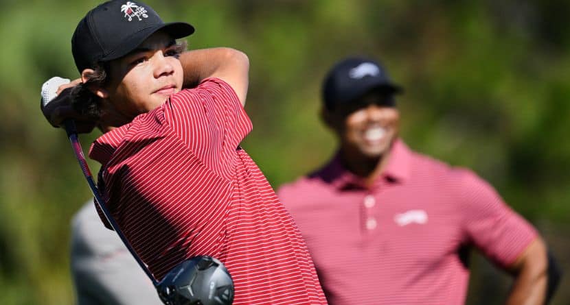 Tiger Woods’ Son Is An All-American As Charlie Honored By American Junior Golf Association