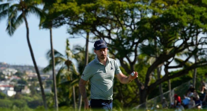 Defending Champion Nick Taylor Tied For Sony Open Lead