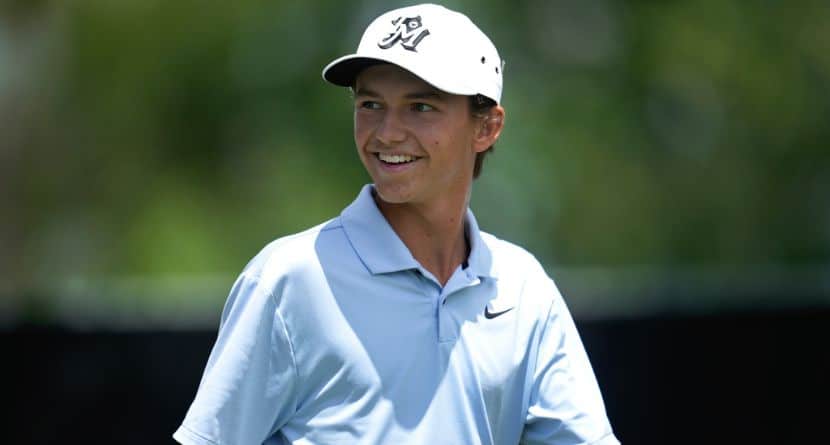 Miles Russell Qualifies For The US Open At Age 17 With Tiger Woods’ Son On The Bag