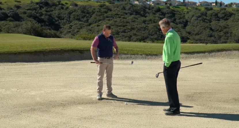 Take a Divot to Escape Fairway Bunkers